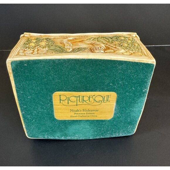 Harmony Kingdom Picturesque Tile Box Noahs Hideaway Premier Vintage Decor - Picture 9 of 9